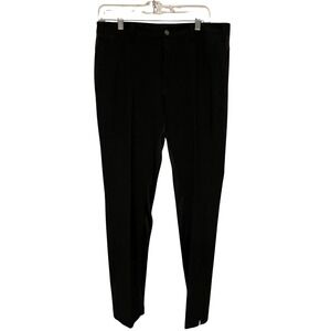 Adidas Mens Black Golf Pants Lightweight Performance Stretch 32x32 Athletic